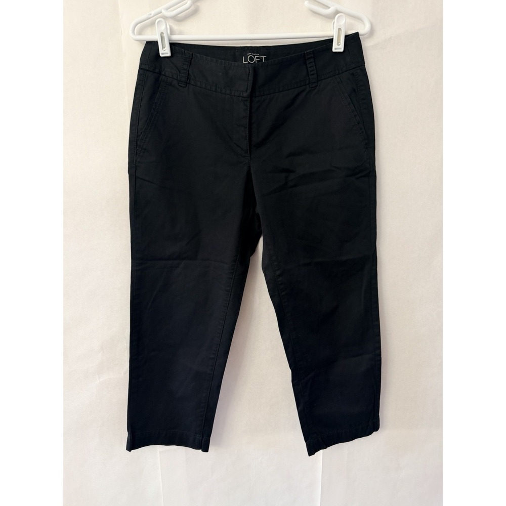 Anne Taylor Loft Julie Women's Capri Pants Size 2 Black